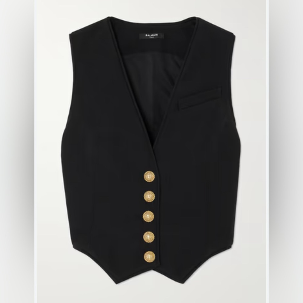 Balmain Button Vest - Picture 3 of 7